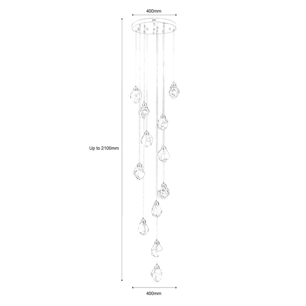 LIMPID JEWELS -B CHANDELIER
