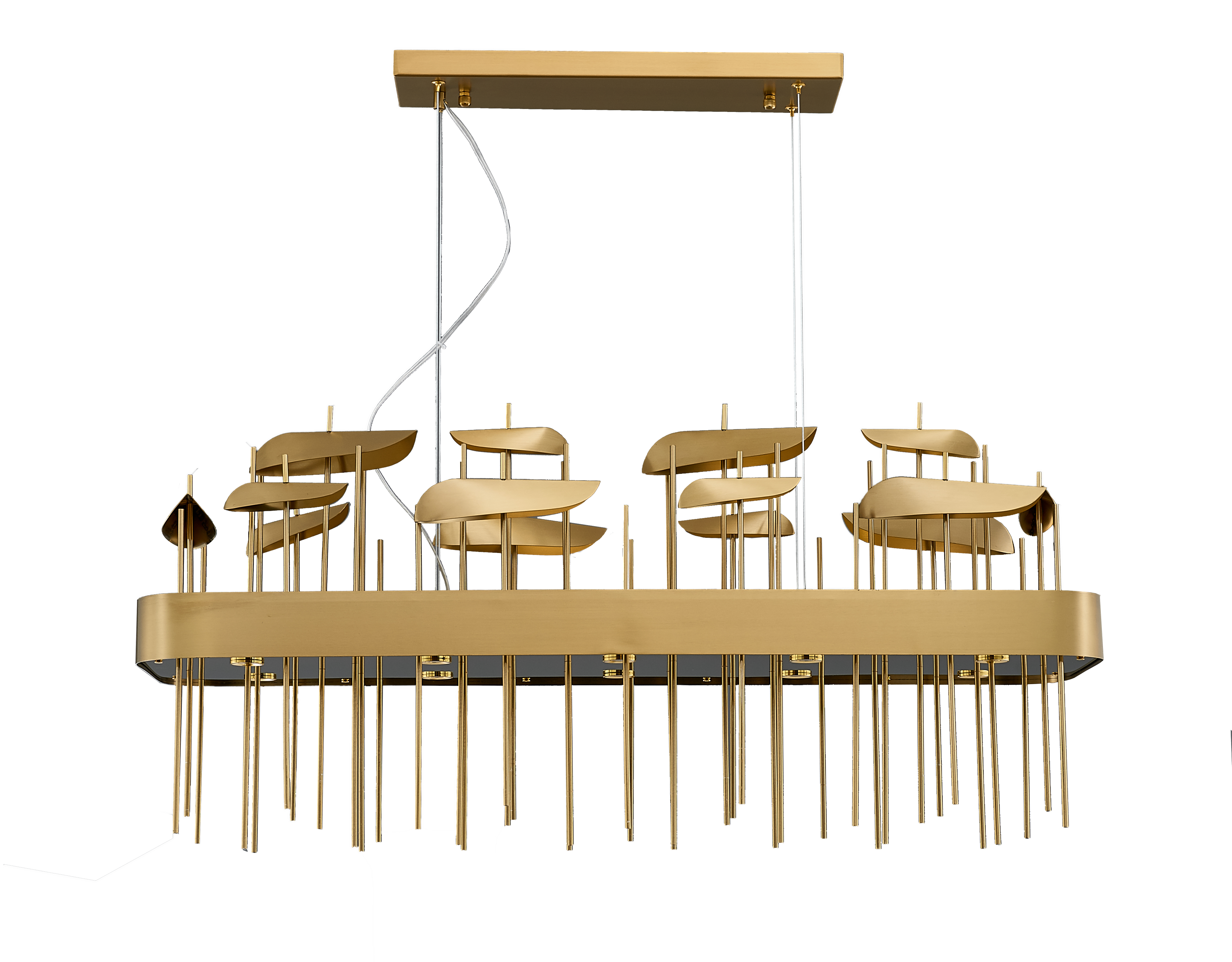 GOLDILOCKS AND THE MANY RINGS CHANDELIER