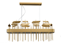 GOLDILOCKS AND THE MANY RINGS CHANDELIER