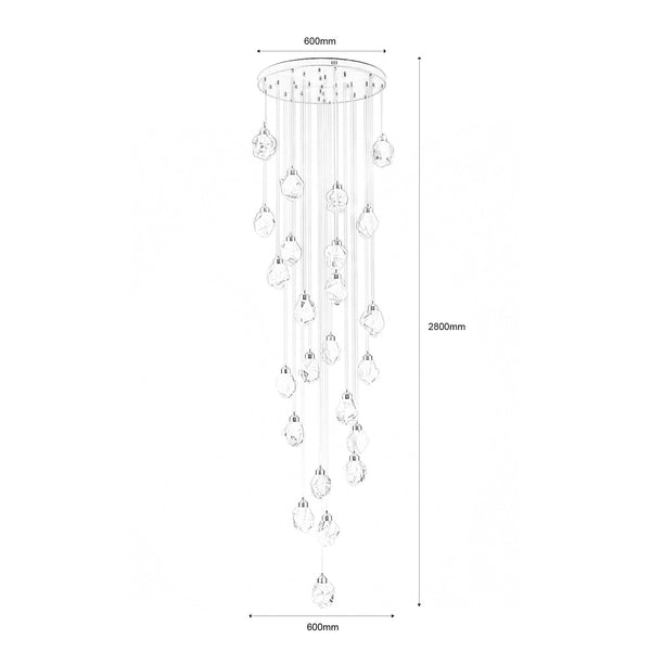 LIMPID JEWELS -A CHANDELIER