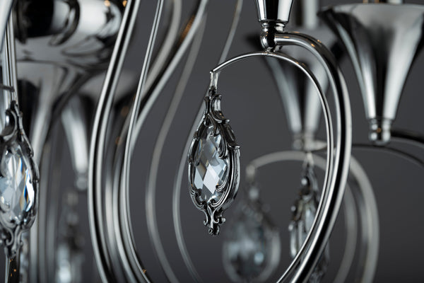 THE CHALICE- B 8LIGHT CHANDELIER