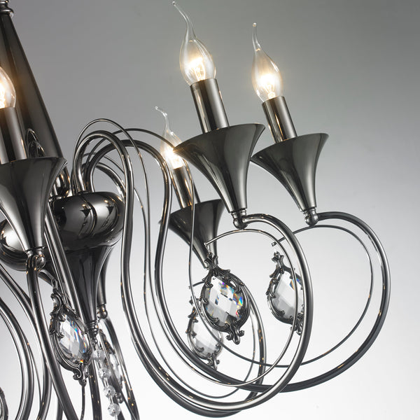 THE CHALICE- B 8LIGHT CHANDELIER