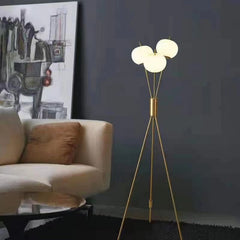 THE GORGEOUS GLISTER PEDESTAL FLOOR LAMP