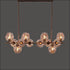 THE AMBER THUNDERBOLT-B CHANDELIER