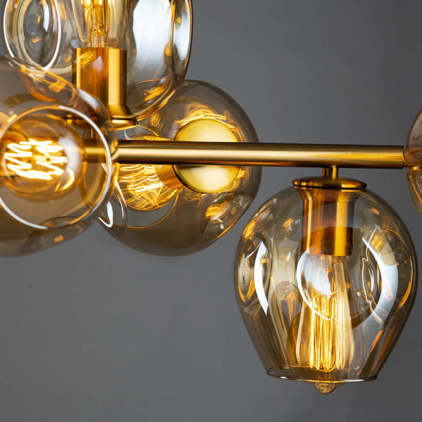 THE AMBER THUNDERBOLT-B CHANDELIER