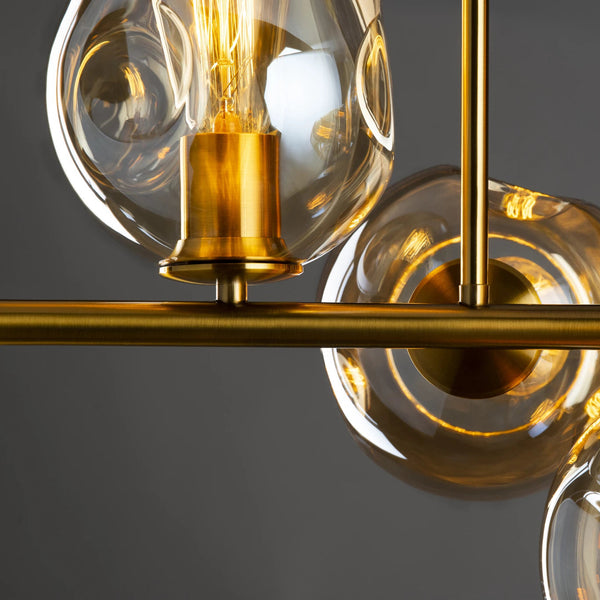 THE AMBER THUNDERBOLT-B CHANDELIER