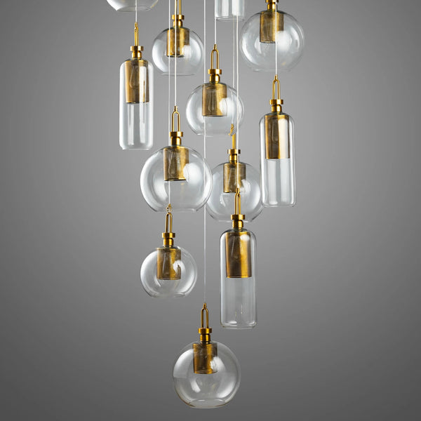 THE ASSYMETRICAL ILLUSION CHANDELIER