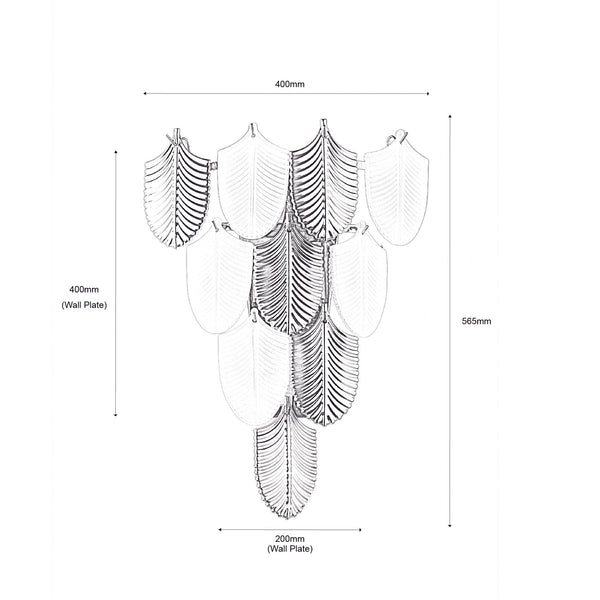 FOLIOLE FIESTA-A WALL LIGHT