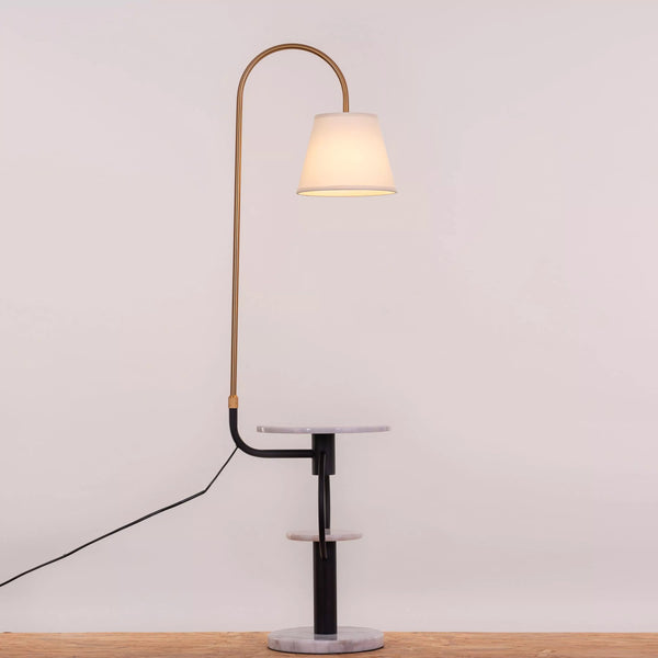 FIRE ON FLEEK- PEDESTAL LAMP