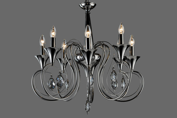 THE CHALICE- B 8LIGHT CHANDELIER