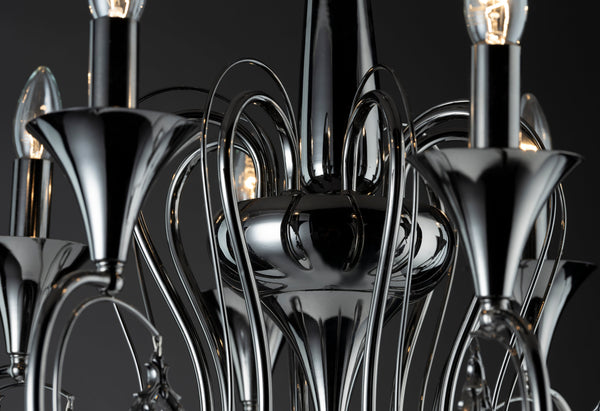 THE CHALICE- B 8LIGHT CHANDELIER