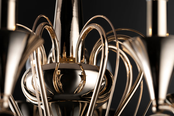 THE CHALICE- A 8LIGHT CHANDELIER