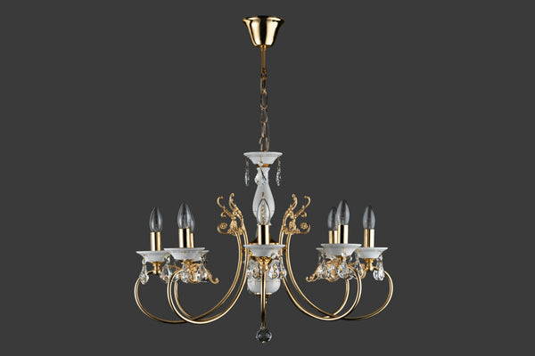 THE BYZANTINE 8LIGHT CHANDELIER