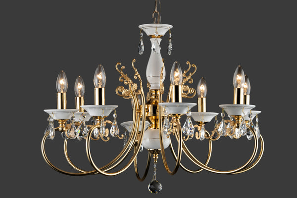 THE BYZANTINE 8LIGHT CHANDELIER