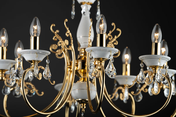 THE BYZANTINE 8LIGHT CHANDELIER