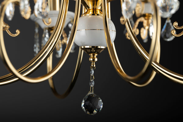 THE BYZANTINE 8LIGHT CHANDELIER