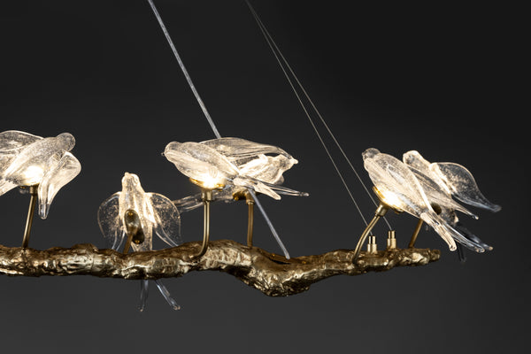 AVIAN OPULENCE CHANDELIER -B