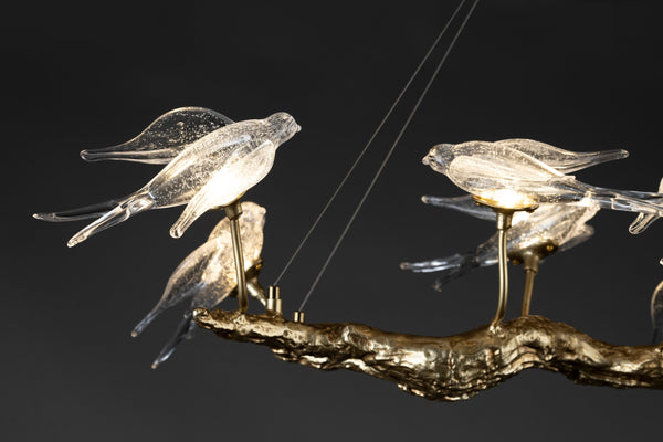 AVIAN OPULENCE CHANDELIER -B