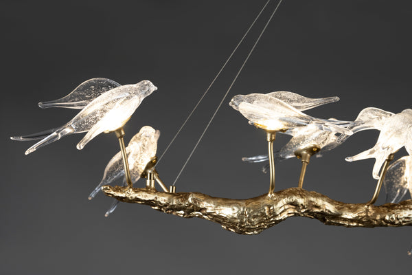 AVIAN OPULENCE CHANDELIER -B