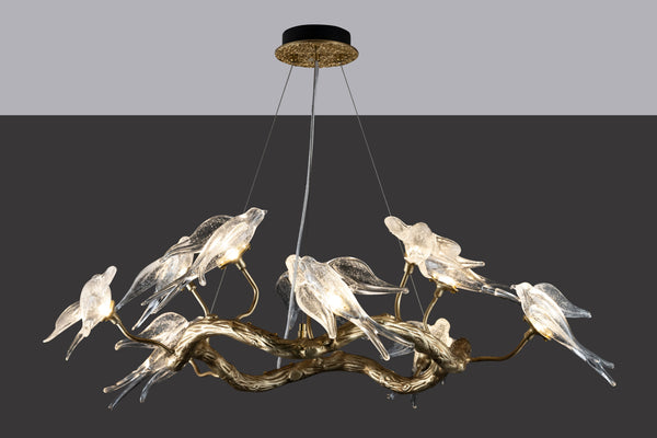 AVIAN OPULENCE CHANDELIER -A