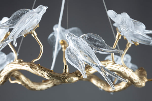 AVIAN OPULENCE CHANDELIER -A