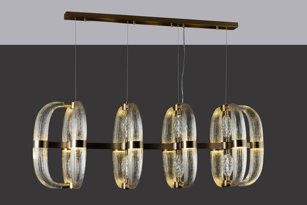 BAGUETTE OF GOLD -A CHANDELIER