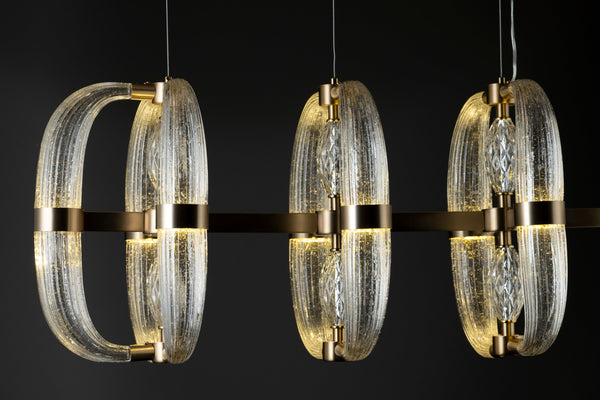 BAGUETTE OF GOLD -A CHANDELIER