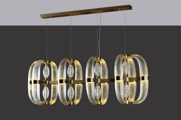 BAGUETTE OF GOLD -A CHANDELIER