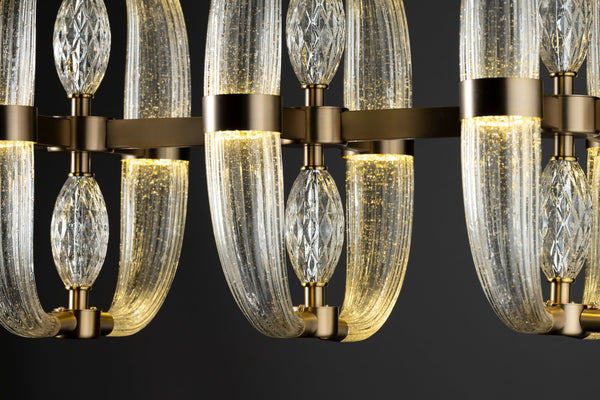 BAGUETTE OF GOLD -A CHANDELIER