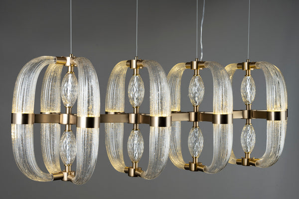 BAGUETTE OF GOLD -A CHANDELIER