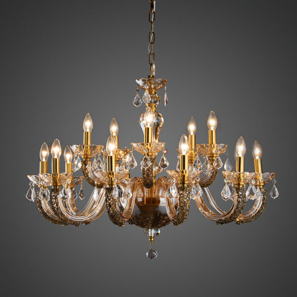 FLAMES OF FINESSE-C 15LIGHT CHANDELIER