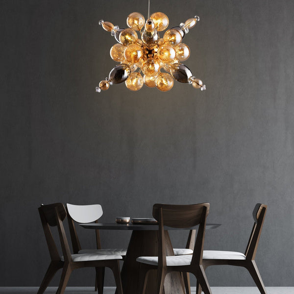 THE SPHERICAL ILLUMINATION CHANDELIER