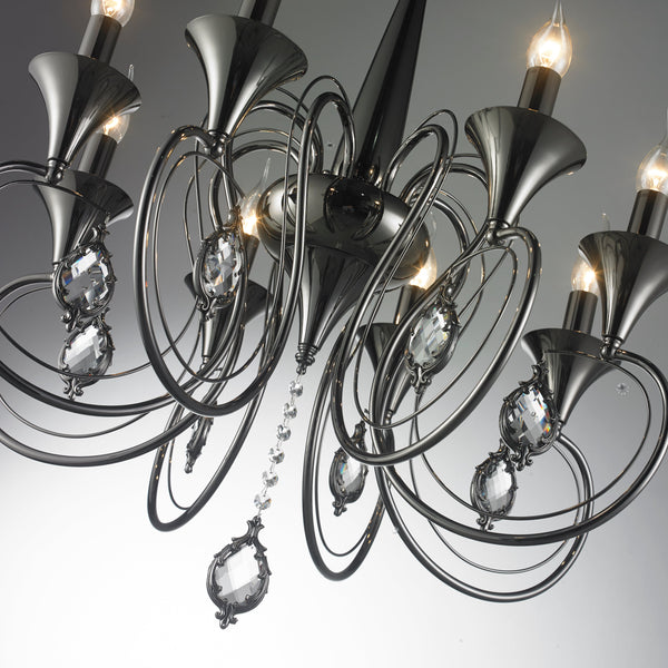 THE CHALICE- B 8LIGHT CHANDELIER