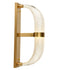 BAGUETTE OF GOLD-C WALL LIGHT