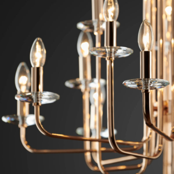 THE VIVACIOUS GLEAM-B CHANDELIER