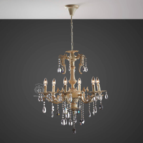 THE ILLUSTRIOUS INCARNATION -A 6LIGHT CHANDELIER