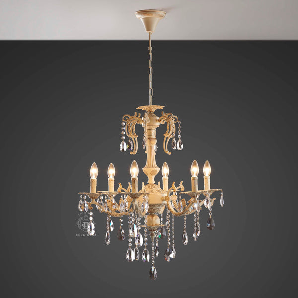 THE ILLUSTRIOUS INCARNATION -A 6LIGHT CHANDELIER