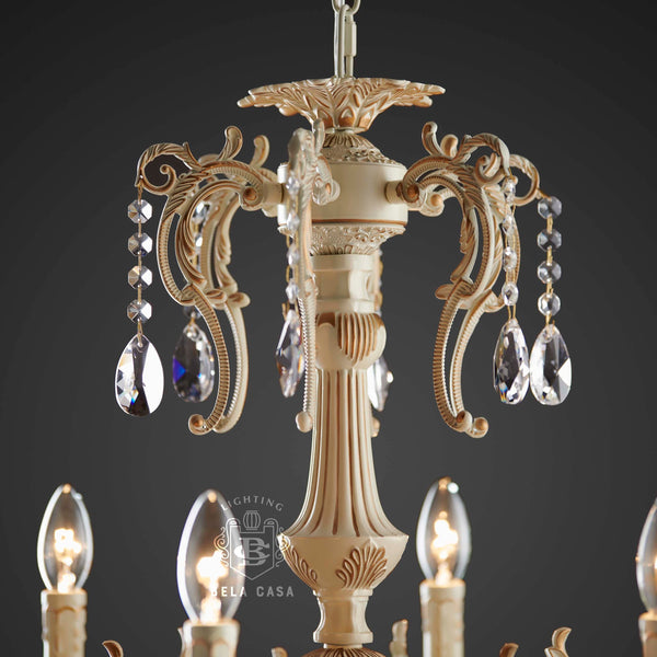 THE ILLUSTRIOUS INCARNATION -A 6LIGHT CHANDELIER