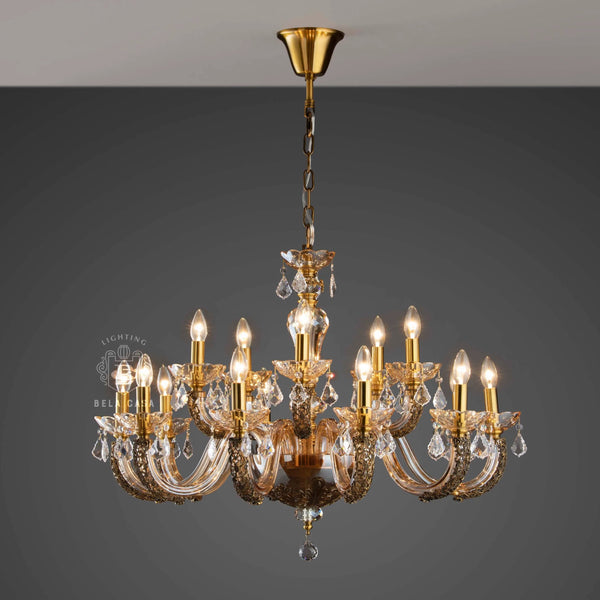 FLAMES OF FINESSE-C 15LIGHT CHANDELIER