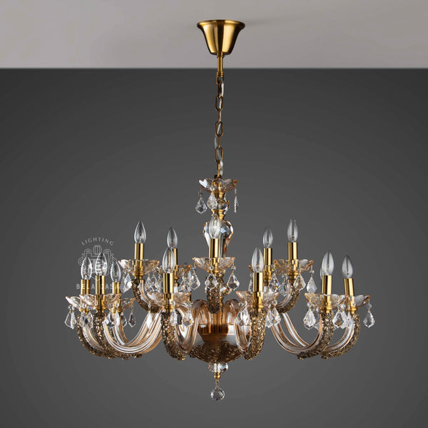 FLAMES OF FINESSE-C 15LIGHT CHANDELIER