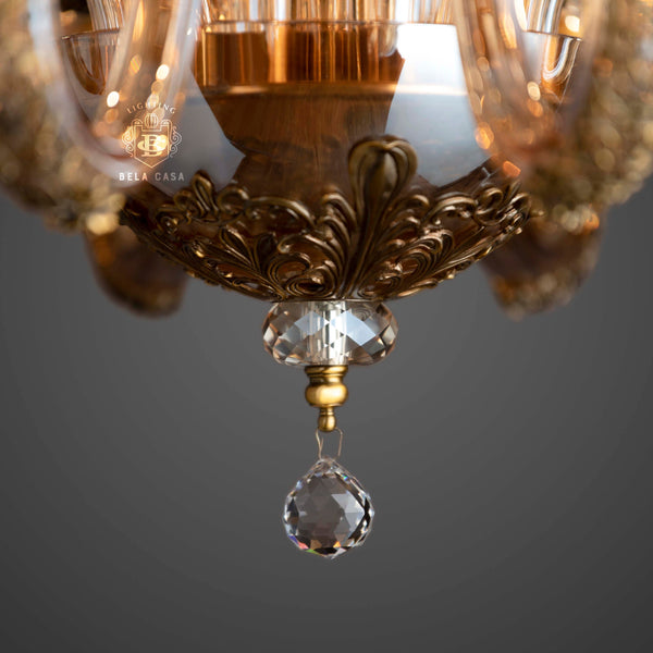 FLAMES OF FINESSE-C 15LIGHT CHANDELIER