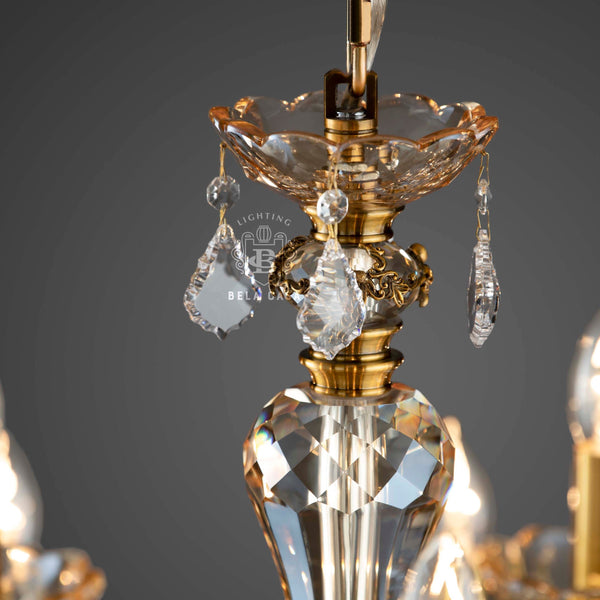 FLAMES OF FINESSE-C 15LIGHT CHANDELIER