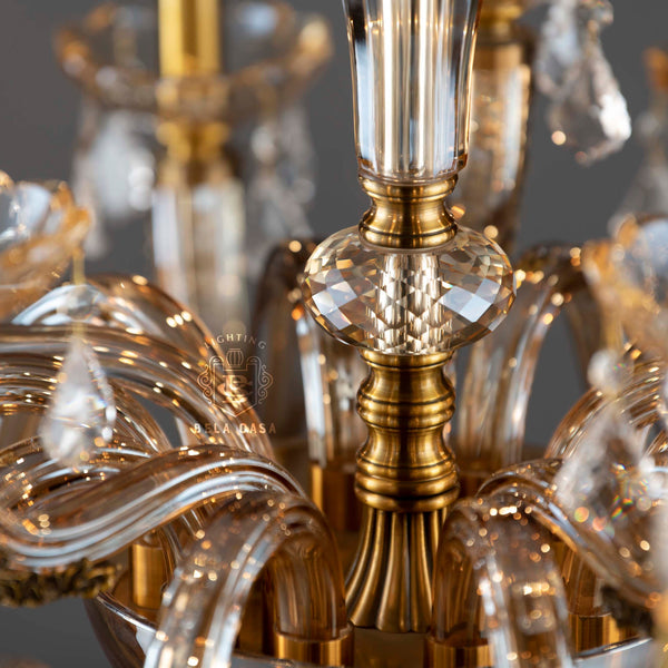 FLAMES OF FINESSE-C 15LIGHT CHANDELIER