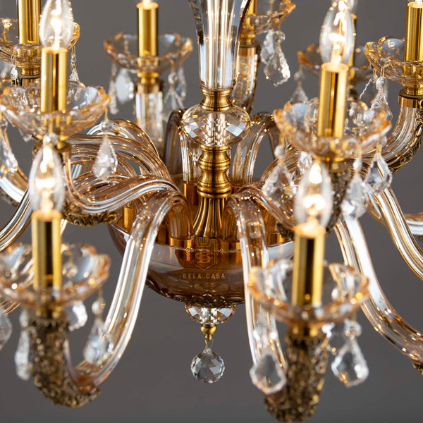 FLAMES OF FINESSE-C 15LIGHT CHANDELIER