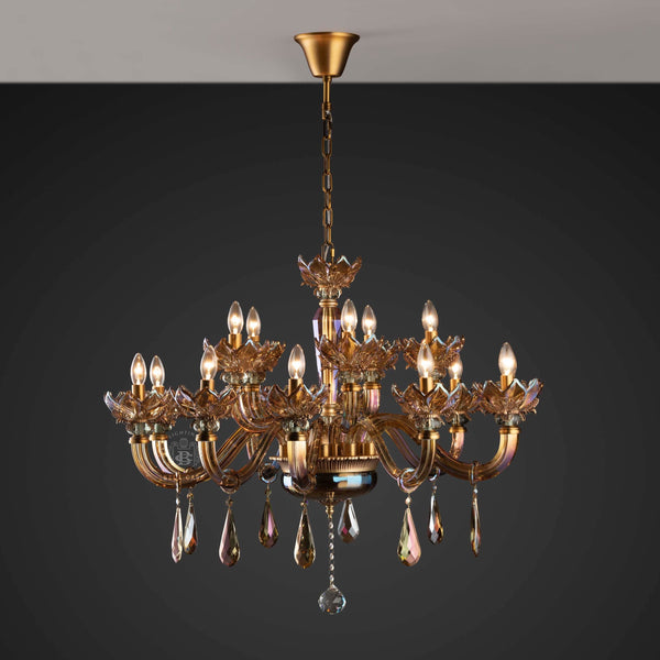 THE TRANQUIL TRINKETS-B 15LIGHT CHANDELIER