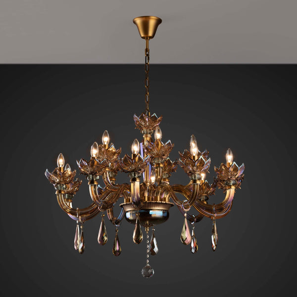 THE TRANQUIL TRINKETS-B 15LIGHT CHANDELIER