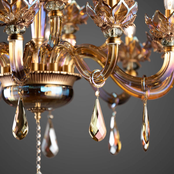 THE TRANQUIL TRINKETS-B 15LIGHT CHANDELIER