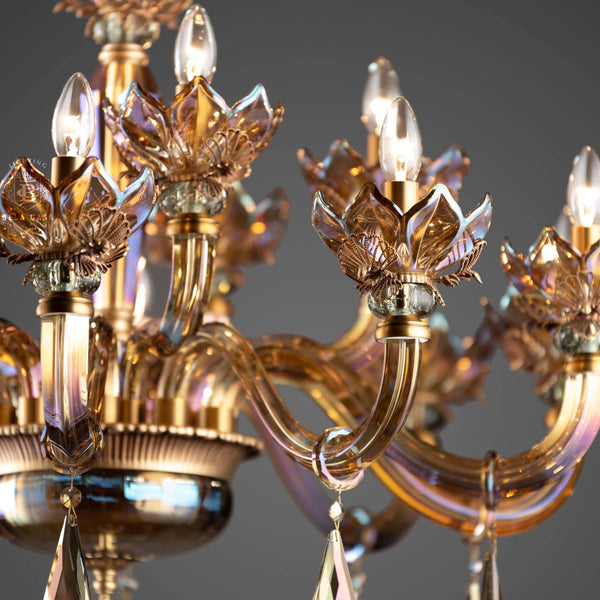 THE TRANQUIL TRINKETS-B 15LIGHT CHANDELIER