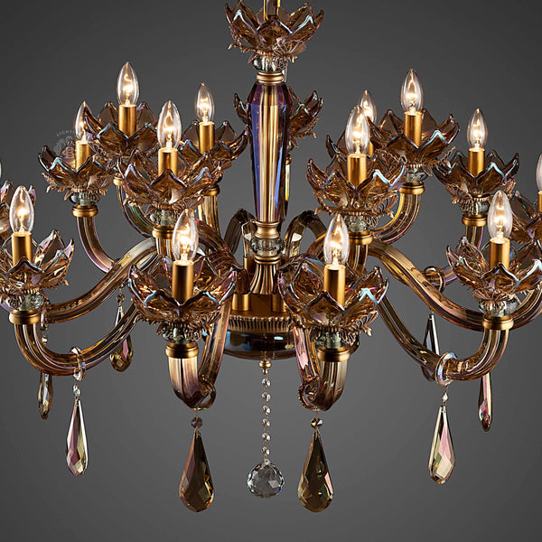 THE TRANQUIL TRINKETS-B 15LIGHT CHANDELIER