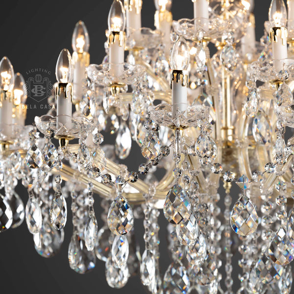 THE DIAPHANY- B 24LIGHT CHANDELIER